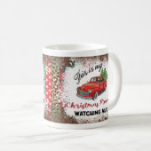 Voici Mes Films De Noël En Train De Regarder Mug (Devant droit)