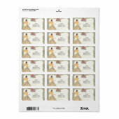 Voici. . Mon adresse ! Étiquette de retour (Feuille entière)