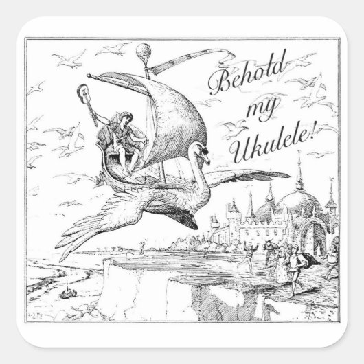 Voici mon autocollant Ukulele (Devant)