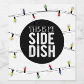 Voici Mon Étiquette De Vin De Noël (Étiquettes simples)