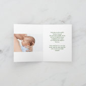 Voici Notre Petite Peapod ! Faire-part de naissanc (Intérieur)