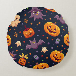 Voici un coussin d'Halloween.