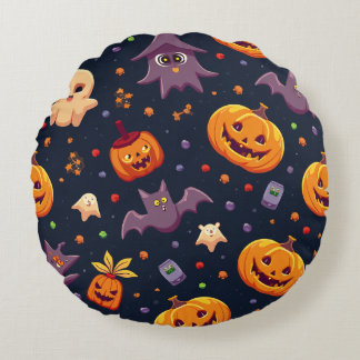 Voici un coussin d'Halloween.