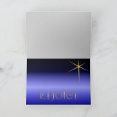 Voici un enfant né carte de Noël (Intérieur)