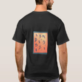 Voici un T-shirt Homme 1,2,3, des numéros conçus. (Dos)