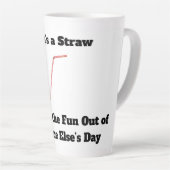 Voici une paille en latte de Mug (Angle droit)