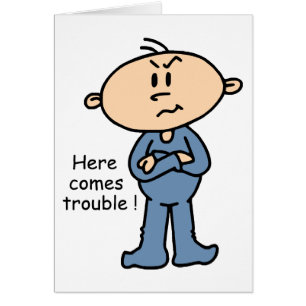 Voici venir le bébé de problème (BLEU)