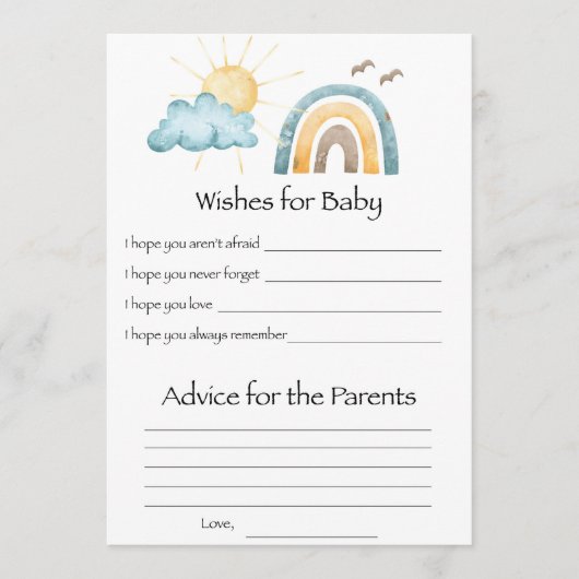 Voici venir le fils Carte d'activité de vœux pour (Devant)