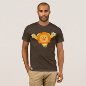 Voici venir le T-shirt de problème (lion mignon de (Devant entier)