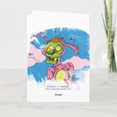 Voici venir Peter Rottentail ! carte de voeux (Dos)