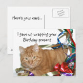 Voici votre carte (Devant / Derrière)