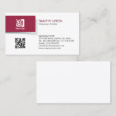 Voicover Artiste Talent Simple Carte de visite (Devant / Derrière)