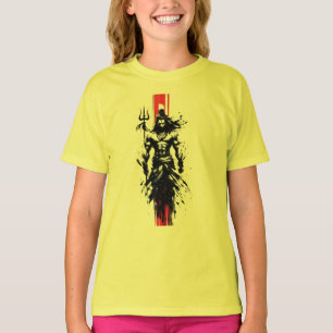 Void-Born Mahadev De Carmozijnrode As Wanneer Stil T-shirt