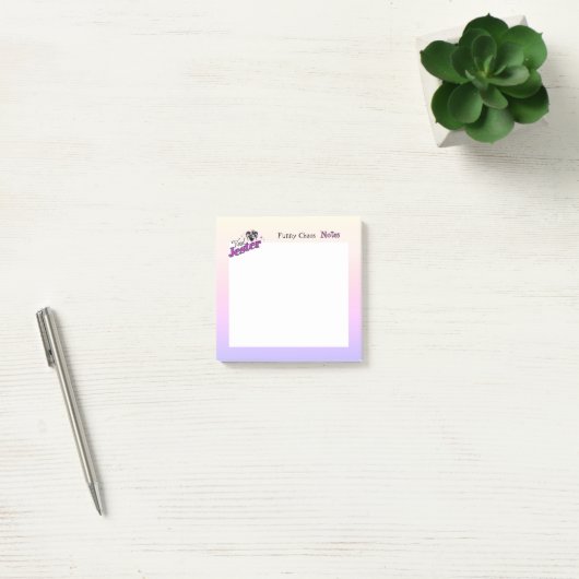 Void Jester Club – Lachende Chaos Jester Post-it® Notes (Kantoor)