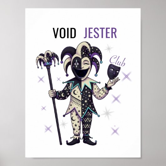 Void Jester Club Poster (Voorkant)