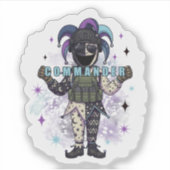 Void Jester Vriend Commandant Sticker (Voorkant)