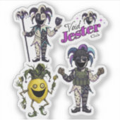 Void Jester Vrienden Sticker (Voorkant)