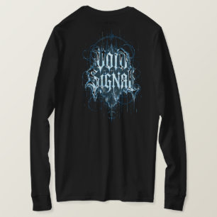 Void Signal Gothic Streetwear Voor- en achterkant T-shirt