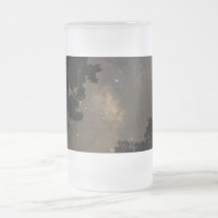 Voie Lactée Arbres en Verre Frosted Bière Mug