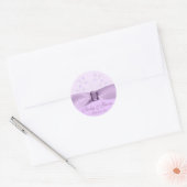 Voie Lavande Sticker Rond (Enveloppe)
