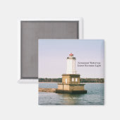 Voie navigable Keweenaw Entrée inférieure Aimant l (Recto/Verso)