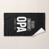 Voilà à quoi ressemble le plus grand Opa du monde (Serviette à main)