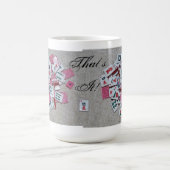 Voilà. tasse rose de tuile de parties (Centre)