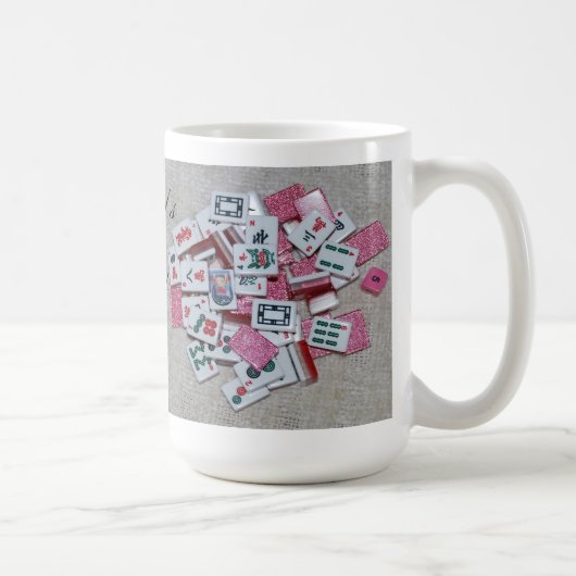 Voilà. tasse rose de tuile de parties (Droite)