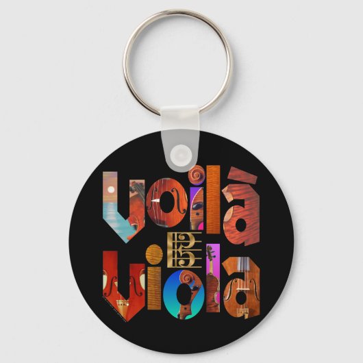 Voilà Viola. Sleutelhanger (Voorkant)
