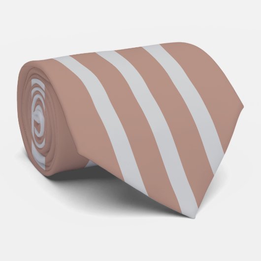 Voile Argenté Caramel Classique Cravate (Roulé)