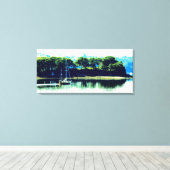 voile au paradis toile enroulée (Insitu (Plancher de Bois))