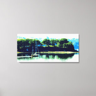 voile au paradis toile enroulée