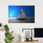 Voile Away 36 x 24 Poster (Bureau à domicile)