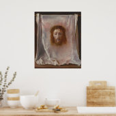 Voile de Veronica - Domenico Fetti Poster des Beau (Cuisine)