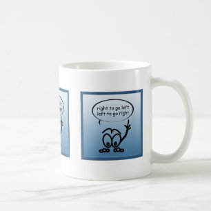 Voile droite gauche amusant voilier Mug