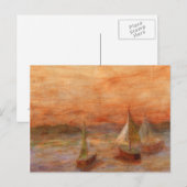 Voile du soir, Carte postale (Devant / Derrière)