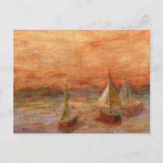 Voile du soir, Carte postale