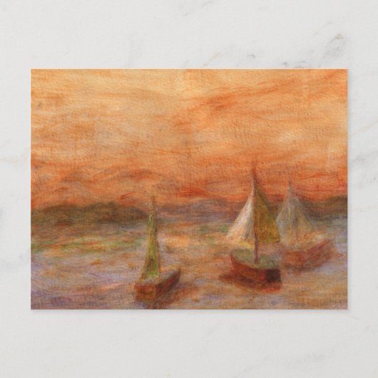 Voile du soir, Carte postale (Devant)