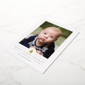 Voile Faire-part de naissance Foil Invitation (Rotation)