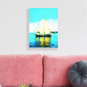 voile goélette enveloppée toile (Insitu(Salon))