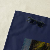 Voile La Plage Côtière serviette (En situation)