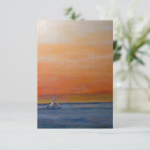 Voile Le long de 3,5 x 5 Cartes pour notes (Debout devant)