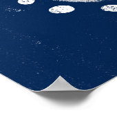 Voile lisse d'ici Poster Wall Art (Coin)