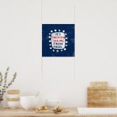 Voile lisse d'ici Poster Wall Art (Cuisine)