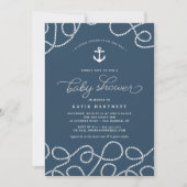 Voile lisse | Invitation Baby shower (Devant)