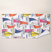 Voile Motif nautique été (Serviette de bain)