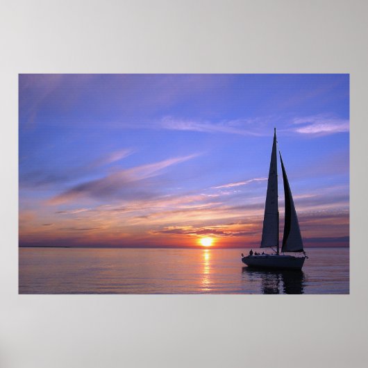 Voile Nord-Est 36 x 24 Poster (Devant)