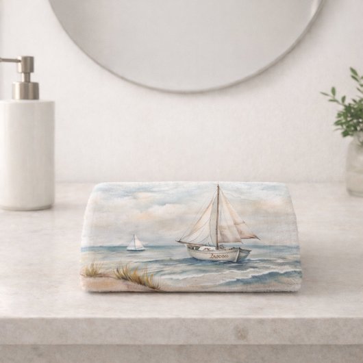 Voile paisible Watercolor Côte