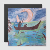 Voile Par Carte Magnétique Lune (Devant / Derrière)