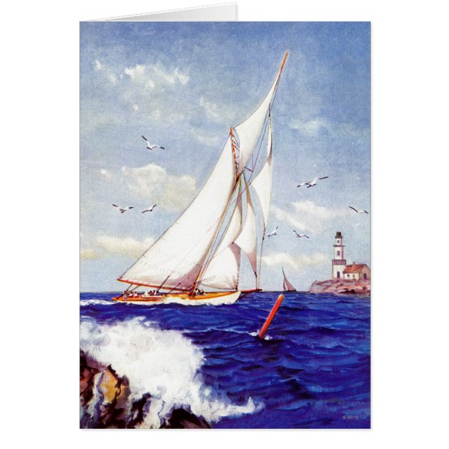 Voile Par le phare par Albert B. Marques (Devant)